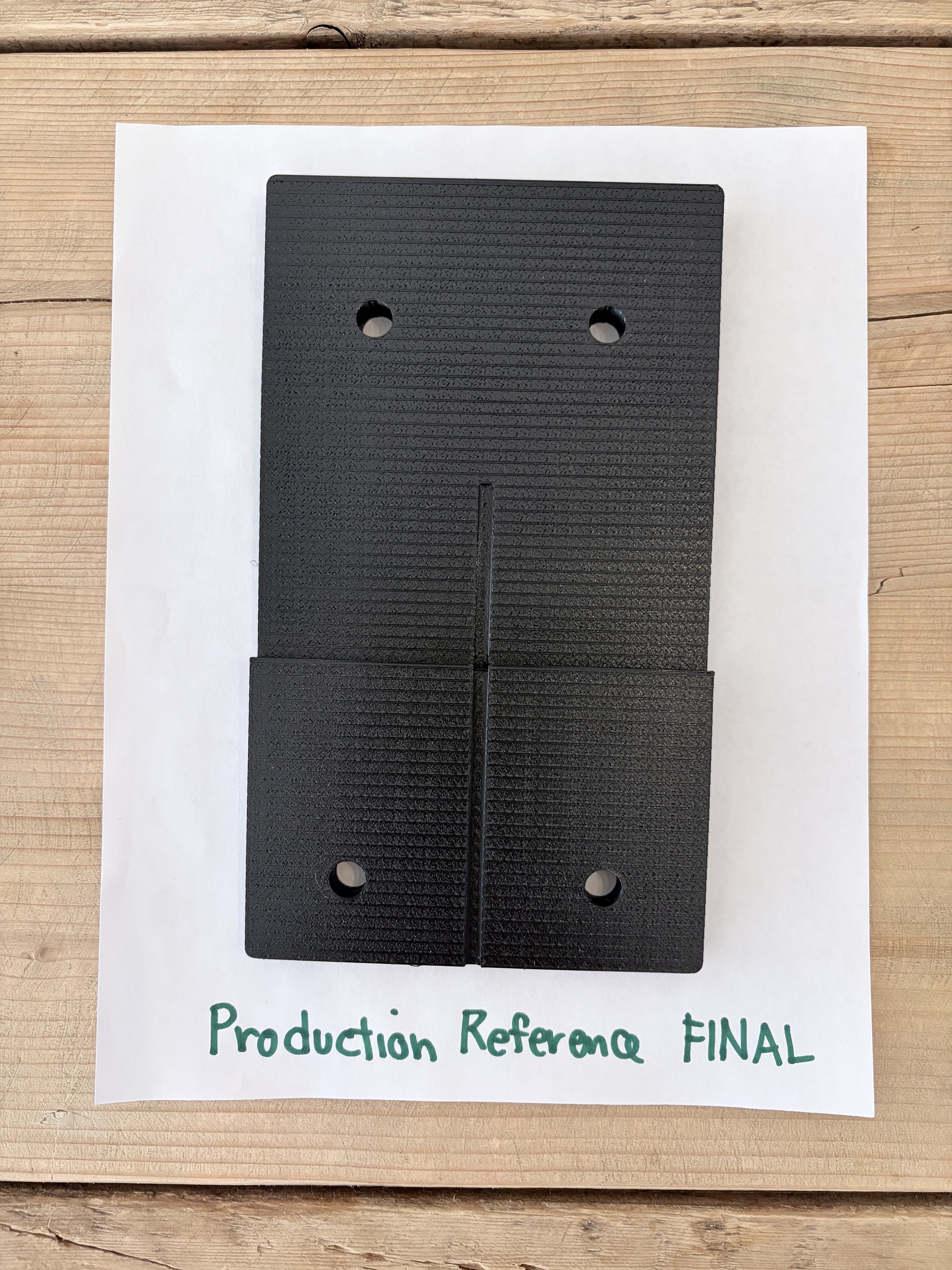 Production Reference Final bracket from professional 3D printing
